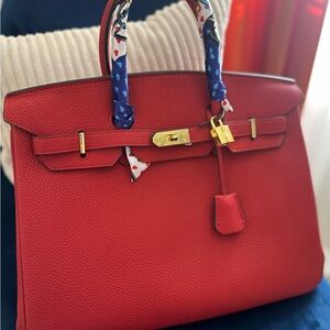 Elegant Red Handbag